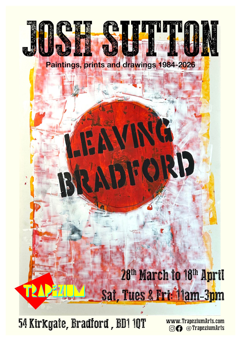 Leaving Bradford Poster