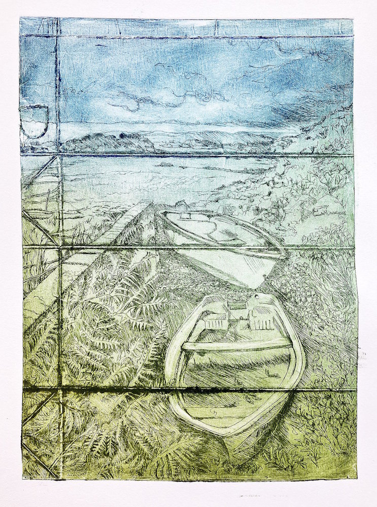 Caro Blount Shah, Moored Skye